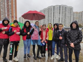 24 апреля студенты техникума приняли участие в экологической квест-акции "Плоггинг - чисто забег" в Павшинской пойме