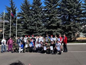 16 апреля команда техникума "Спартанцы" приняла участие в военно-спортивной игре " Защитник Отечества - 2025"