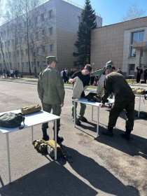 16 апреля команда техникума "Спартанцы" приняла участие в военно-спортивной игре " Защитник Отечества - 2025"
