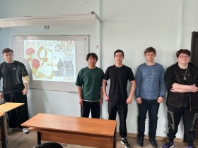 В рамках празднования 80-летия Великой Победы преподавателями Гончаровой Л.П. и Тюриной К.В. были проведены интегрированные уроки